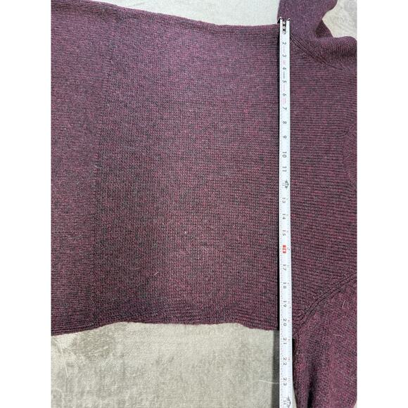 & Other Stories Plum Burgundy Wool Alpaca Blend Crewneck Sweater Medium - Picture 8 of 11